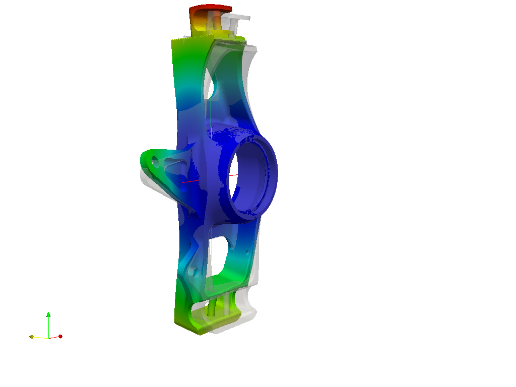 FEA for Formula Student - Front Upright image