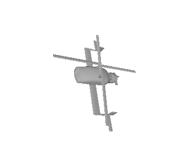 Turbulent airflow around spoiler - SimScale image