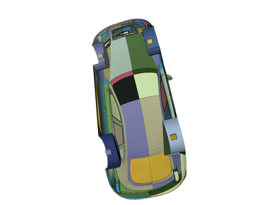 Audi aerodynamics simulation image