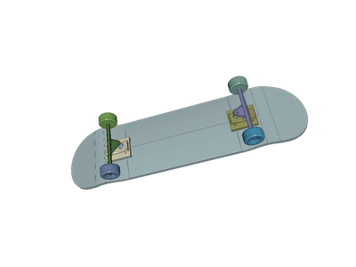 Skateboard Exercise with Fusion 360 image