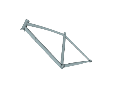 Bikeframe - FEA strength analysis image