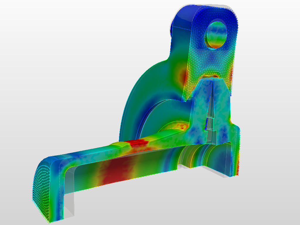 Thermomechanical analysis of Bolt clamp image