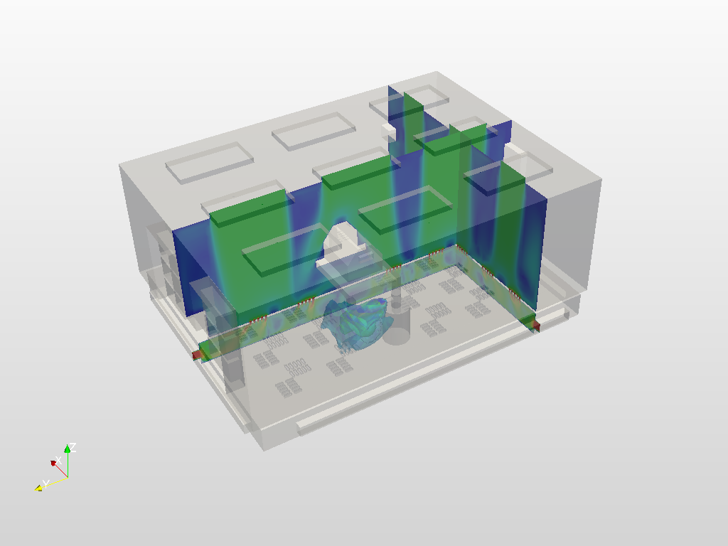 Cleanroom Ventilation Design with CFD_copy image