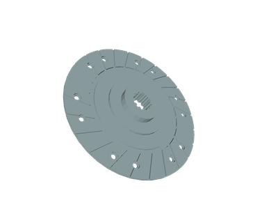 single plate clutch in static structure image