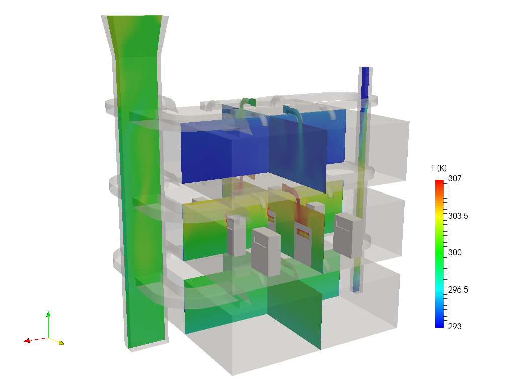 Ventilation Analysis of Server Room in Office Building image
