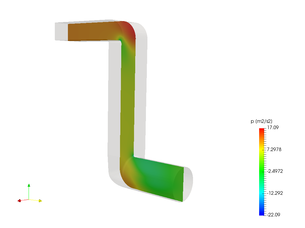 Flow Optimization of a Duct Design with CFD Simulation - Copy image
