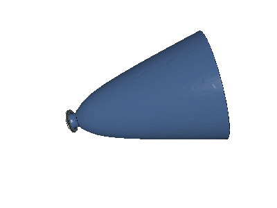 Typical Rocket Nozzle- Fluidic Analysis image