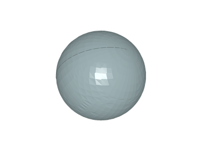 Fluid behavior in a ball image