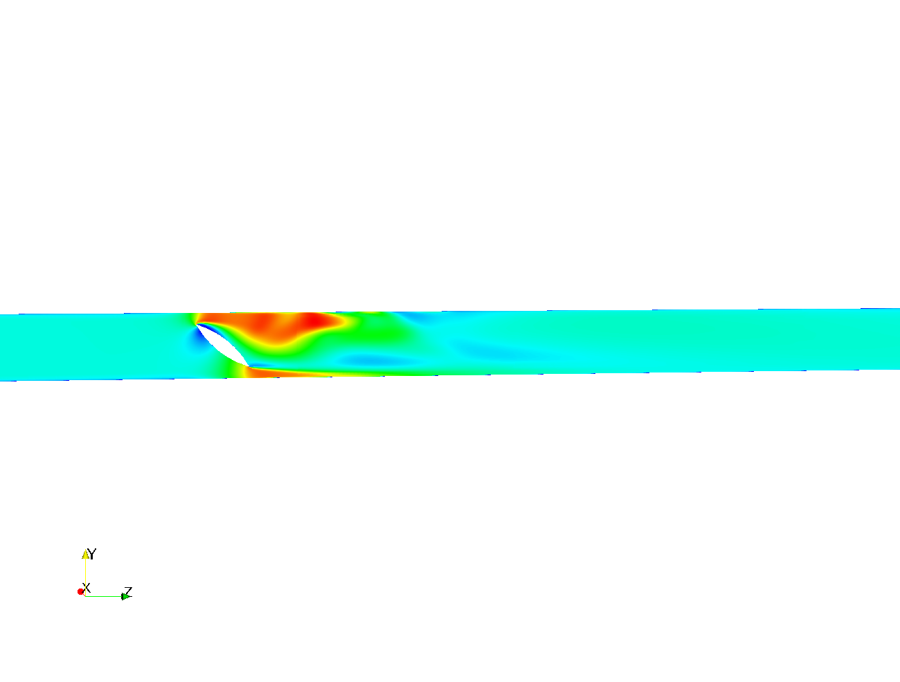 Butterfly Valve Flow Simulation – CFD image