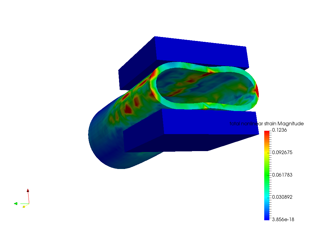 test - pipe deflection image