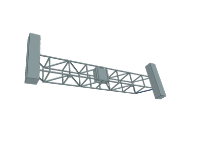 Warren Truss with Verticals and Gusset Plates image