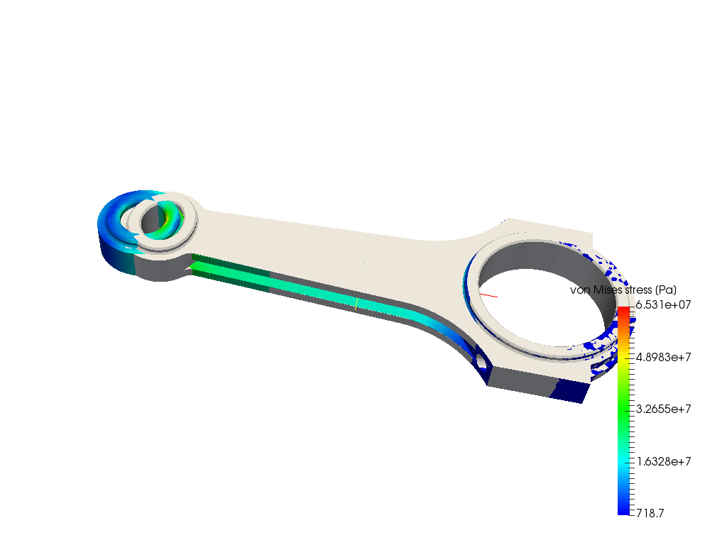 Tutorial-01: Connecting rod stress analysis image