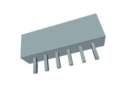 Thermal distribution in  a part image