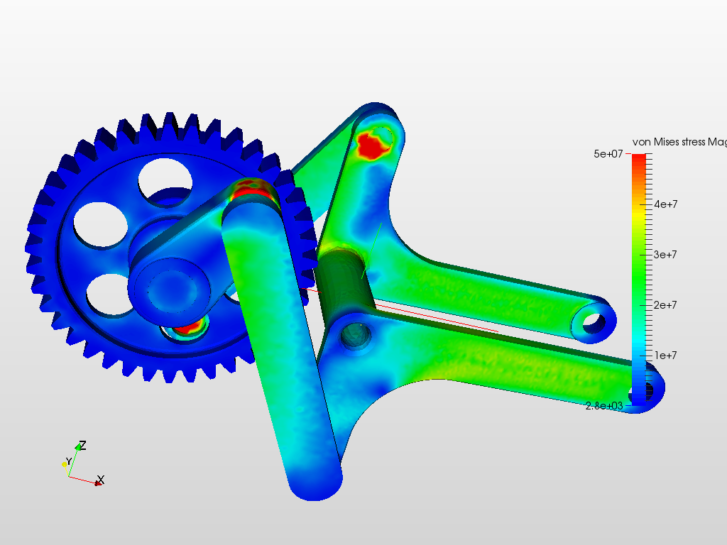 double crank mechanism image