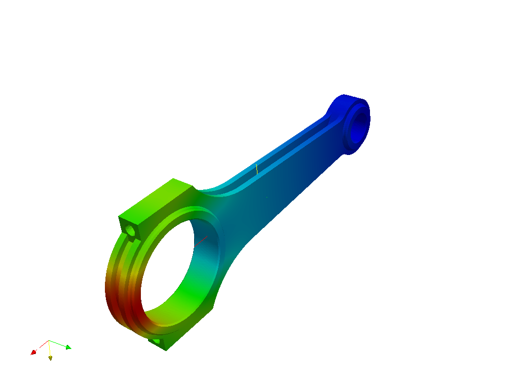 Tutorial-01: Connecting rod stress analysis image