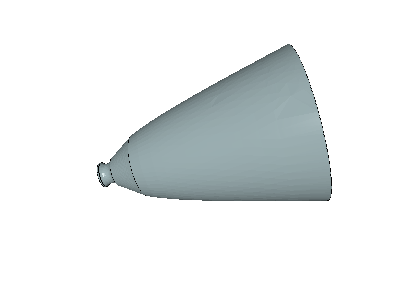 Typical Rocket Nozzle (Fluidic Simulation) image