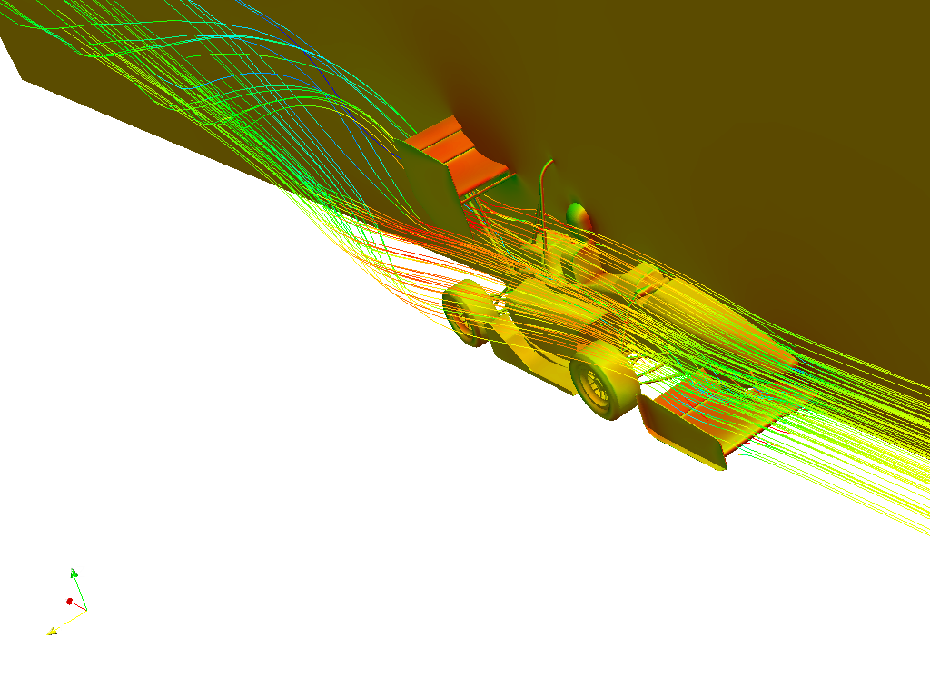 Complete Formula 1 car simulation. image