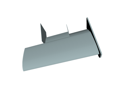 Front wing with sharp leading edge image