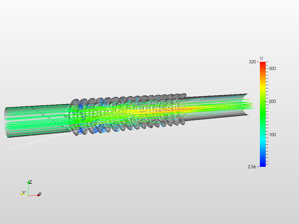 CFD Simulation of Bellows Flow with Flexible Hose image