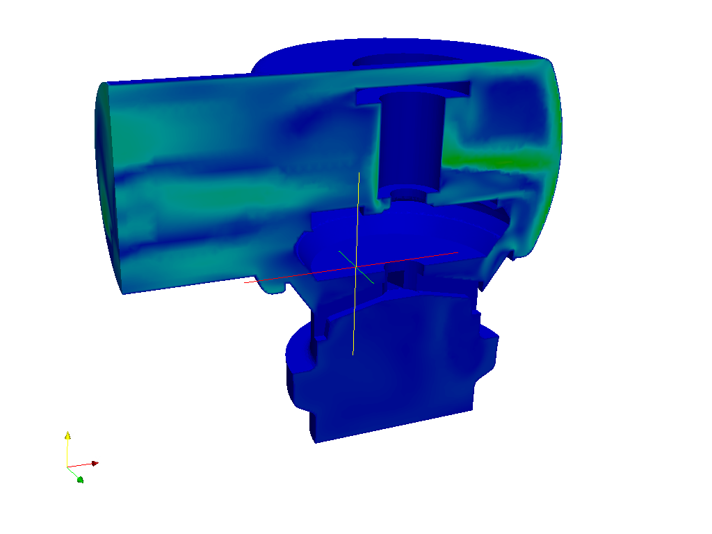 Check Valve Steady State Flow Fixed Mesh image