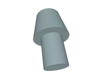 Cone tube Echangisme simulation image