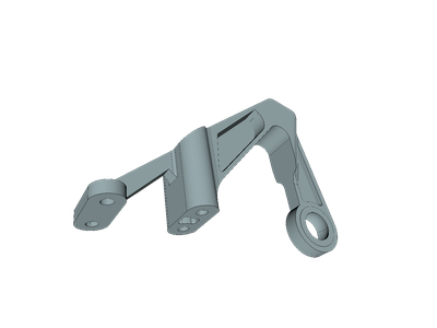 AlCOA bearing bracket stress analysis image