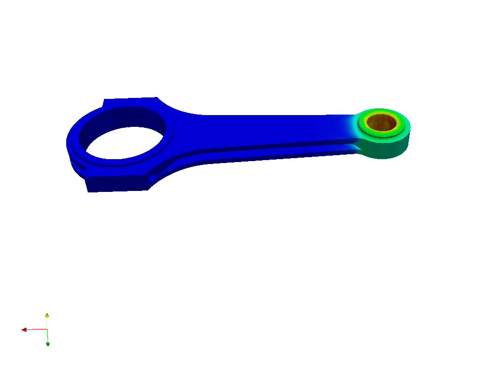 Tutorial-01: Connecting rod stress analysis image