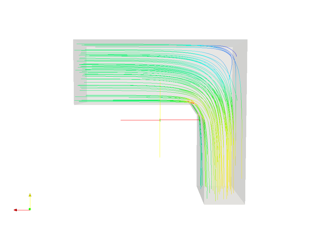 Flow In a Elbow duct image