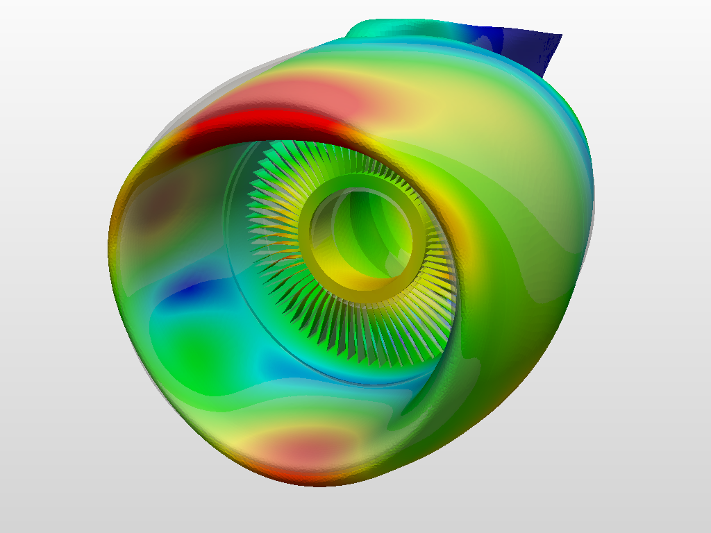 Jet engine vibration analysis image