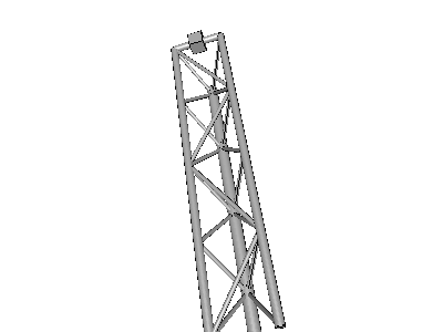 Tutorial - Linear static analysis of a crane image