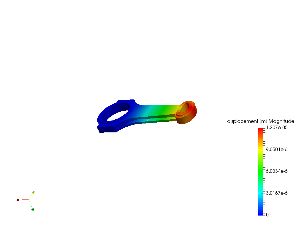 Tutorial-01: Connecting rod stress analysis image