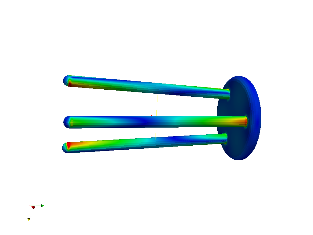 3 Leg Stool FEA image