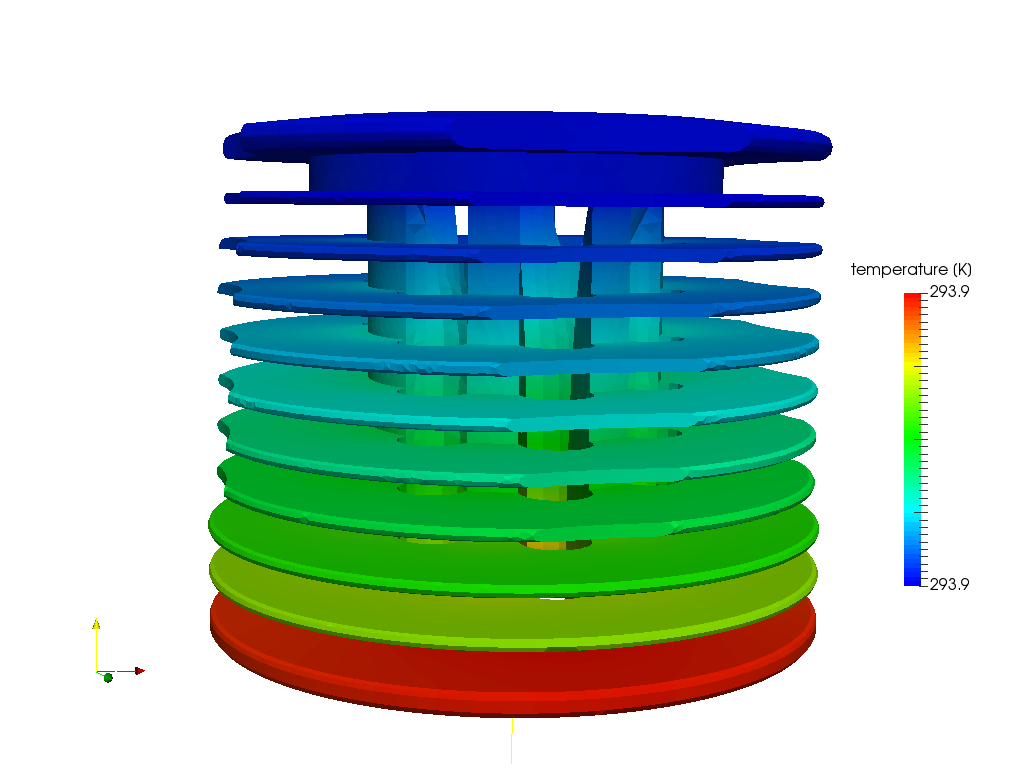 Heat Sink of a Refrigerator Motor Simulation - Copy image