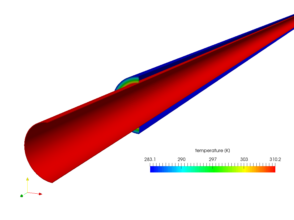 Thermo structural analysis of tube in tube image