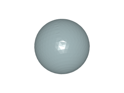 Golfball simulation with an MRF zone image