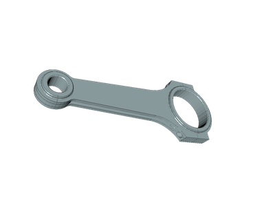 Tutorial-01: Connecting rod stress analysis image