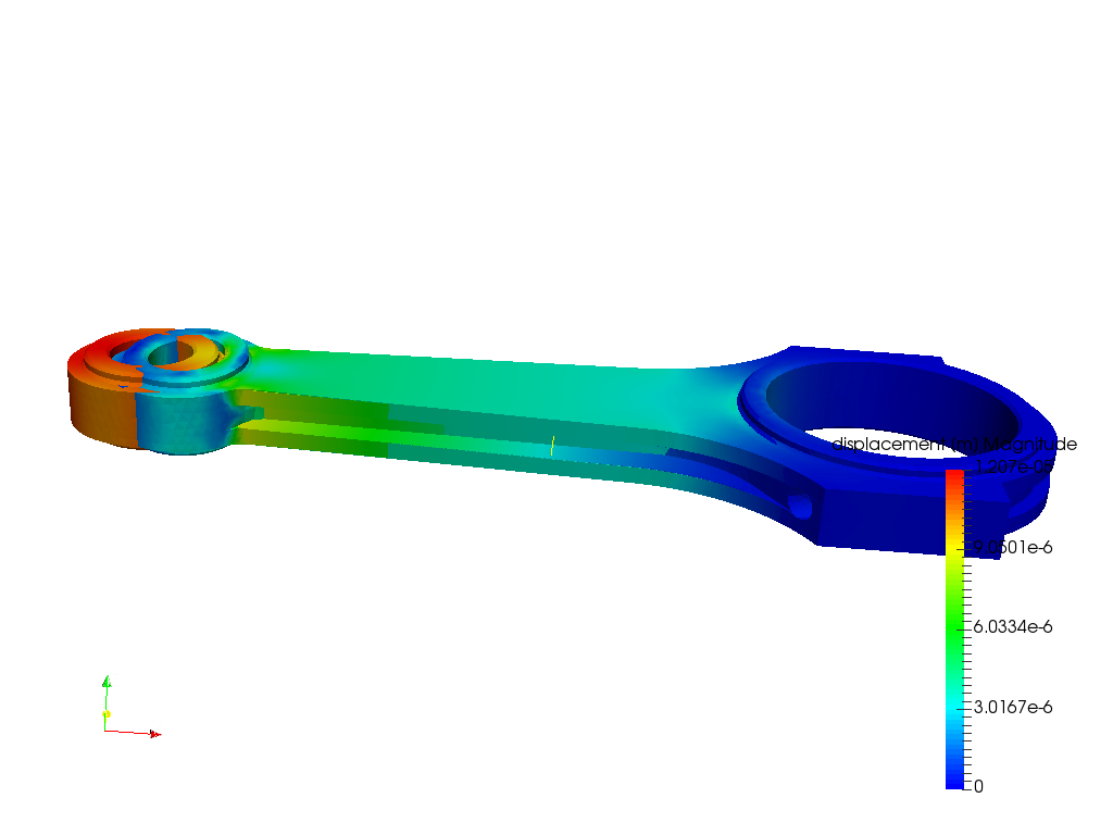 Tutorial-01: Connecting rod stress analysis image