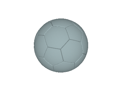 Magnus effect on a football image